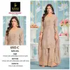 Khas 4502 A To C Chinon Silk Readymade Pakistani Plazzo Suits Suppliers In India